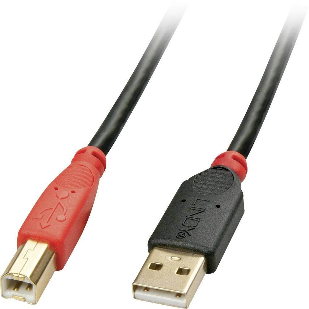 Lindy 10m USB 2.0 Type A to B Active Cable - Lindy 10m USB 2.0 Type A