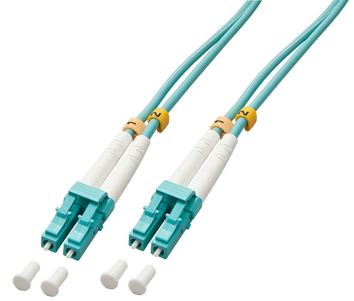 Lindy 40m LC-LC OM3 50/125 Fibre Optic Patch Cable - Lindy 40m LC-LC