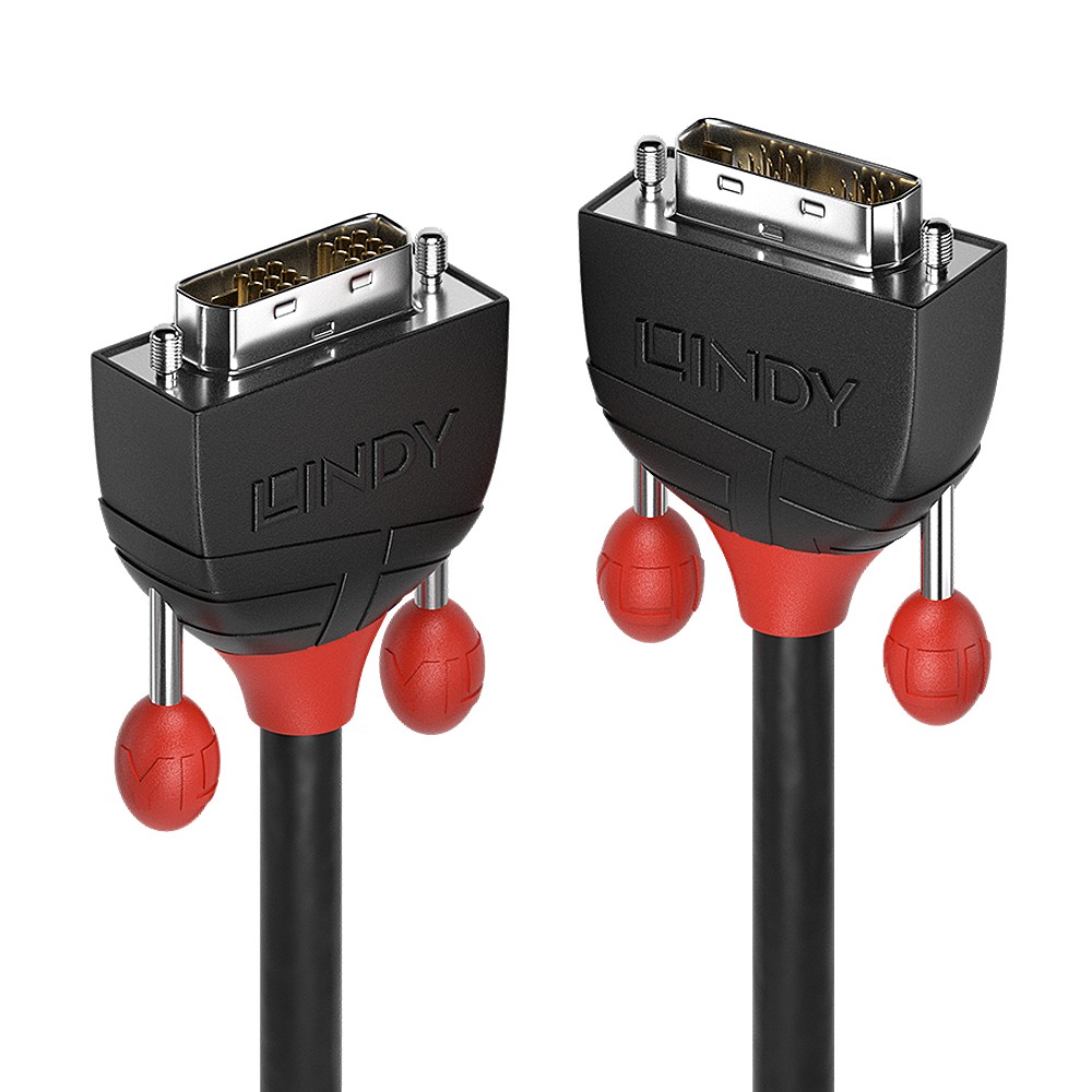 Lindy 36259 cable DVI 10 m DVI-D Negro - Lindy 36259, 10 m, DVI-D,