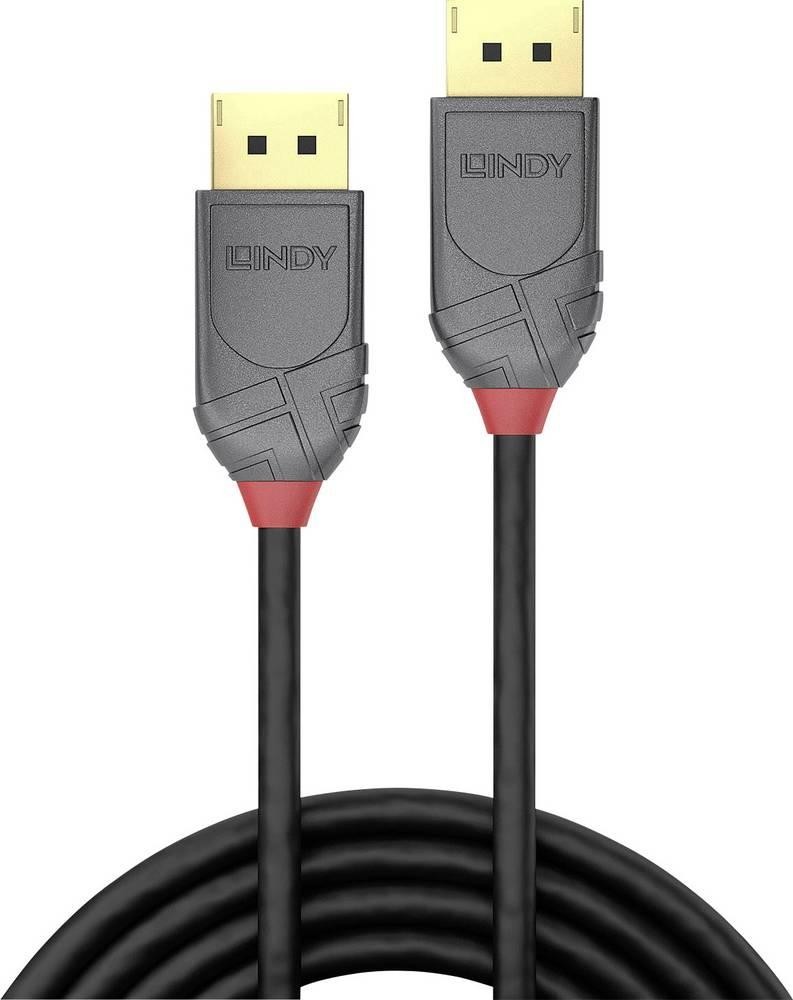 Lindy 5m DisplayPort 1.4 Cable, Anthra Line - Lindy 5m DisplayPort 1.