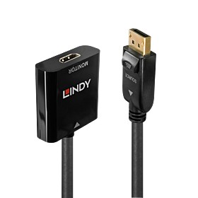 LINDY 41068 4K adaptorcable [1x DisplayPort jack - 1x HDMI-Buchse]