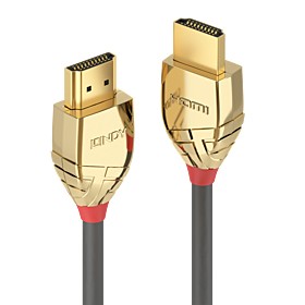 Lindy 5m High Speed HDMI Cable, Gold Line - Lindy 5m High Speed HDMI