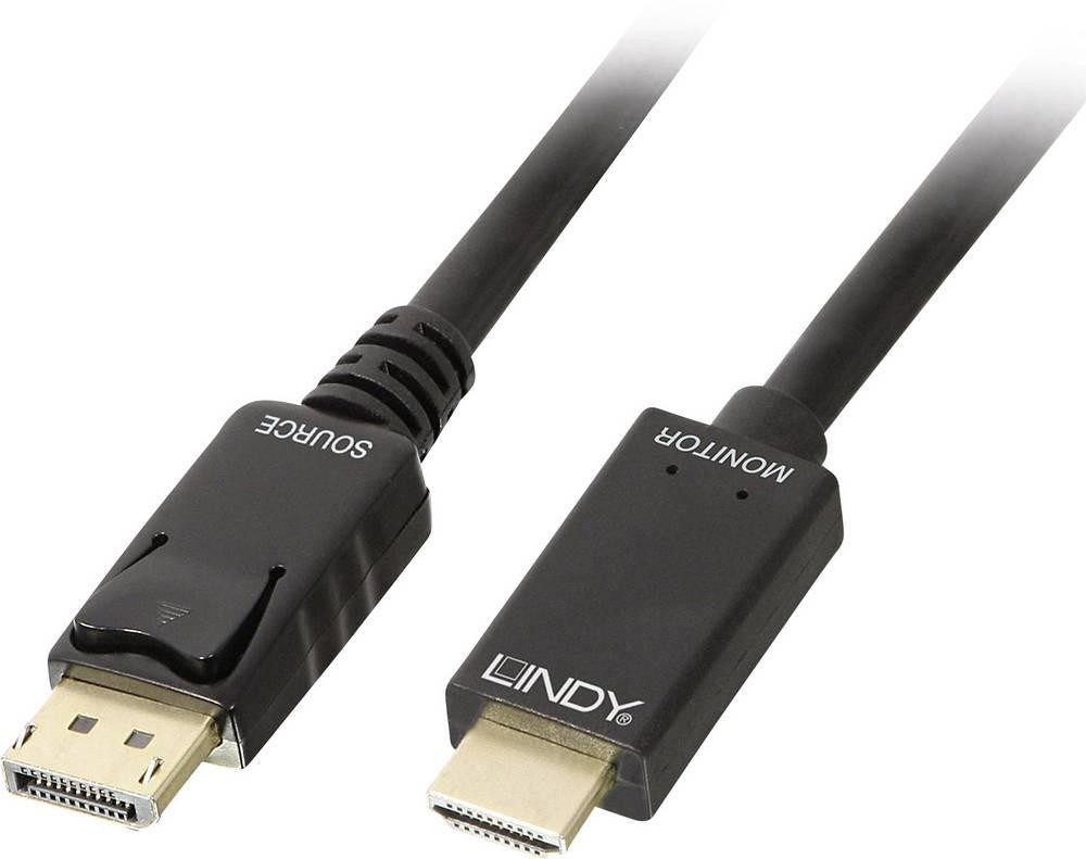 Lindy Câble adaptateur DisplayPort vers HDMI 4K30Hz, 5m - Lindy Câ