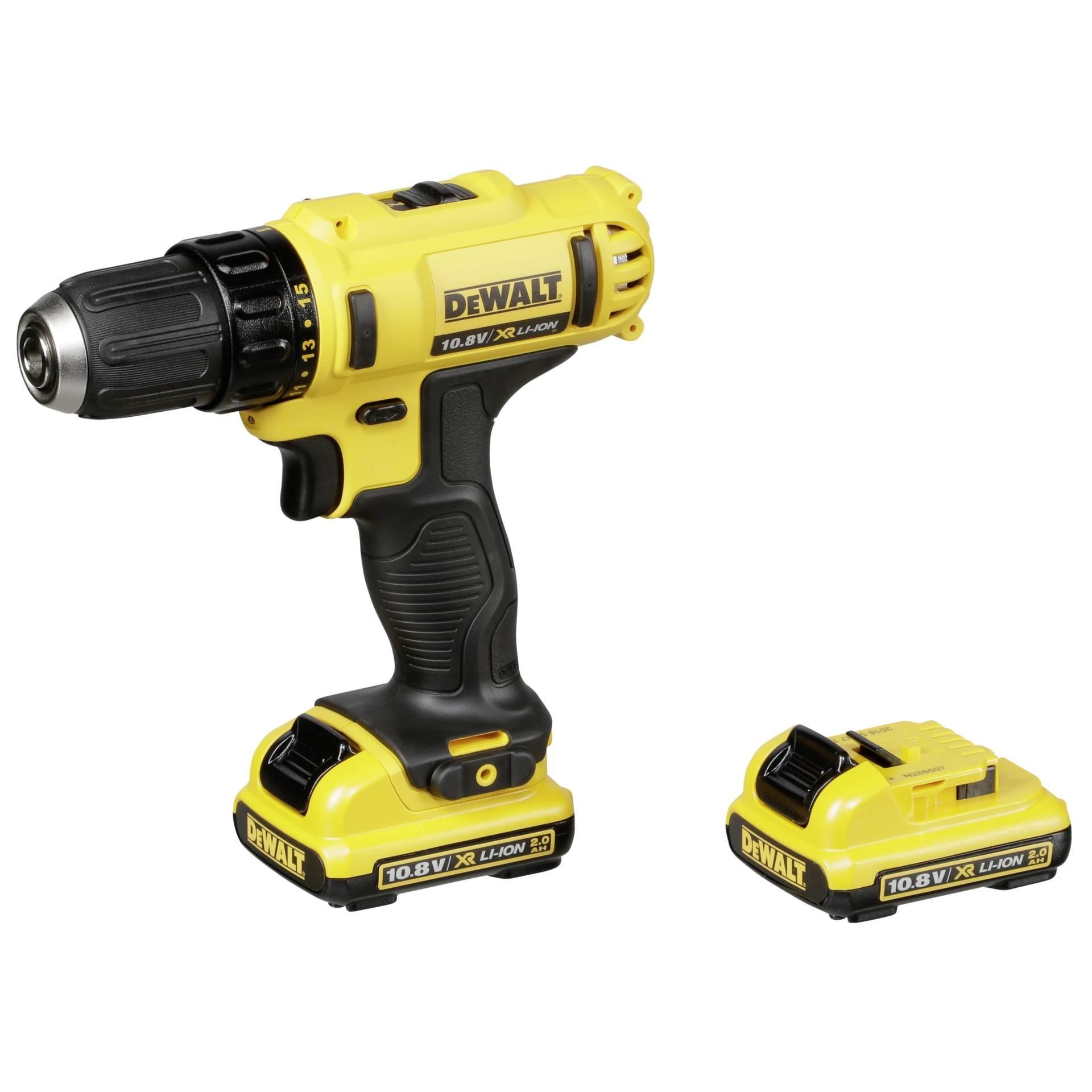 DeWalt DCD710D2-QW 10,8V 2x 2 Ah Akku-Bohrschrauber + suitcase