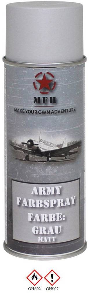 MFH - Military & Adventure 40346 Farbspray grey matt RAL 7038 400ml