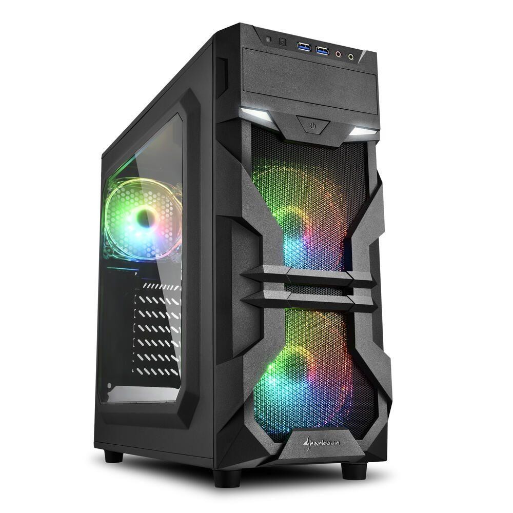 Sharkoon VG7-W RGB Midi Tower Black - Sharkoon VG7-W RGB, Midi Tower,