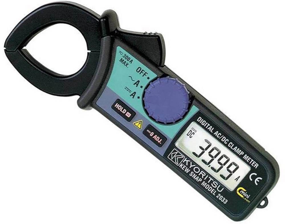 Kyoritsu KEW-2033 Stromzange digital CAT III 300V Anzeige (Counts):