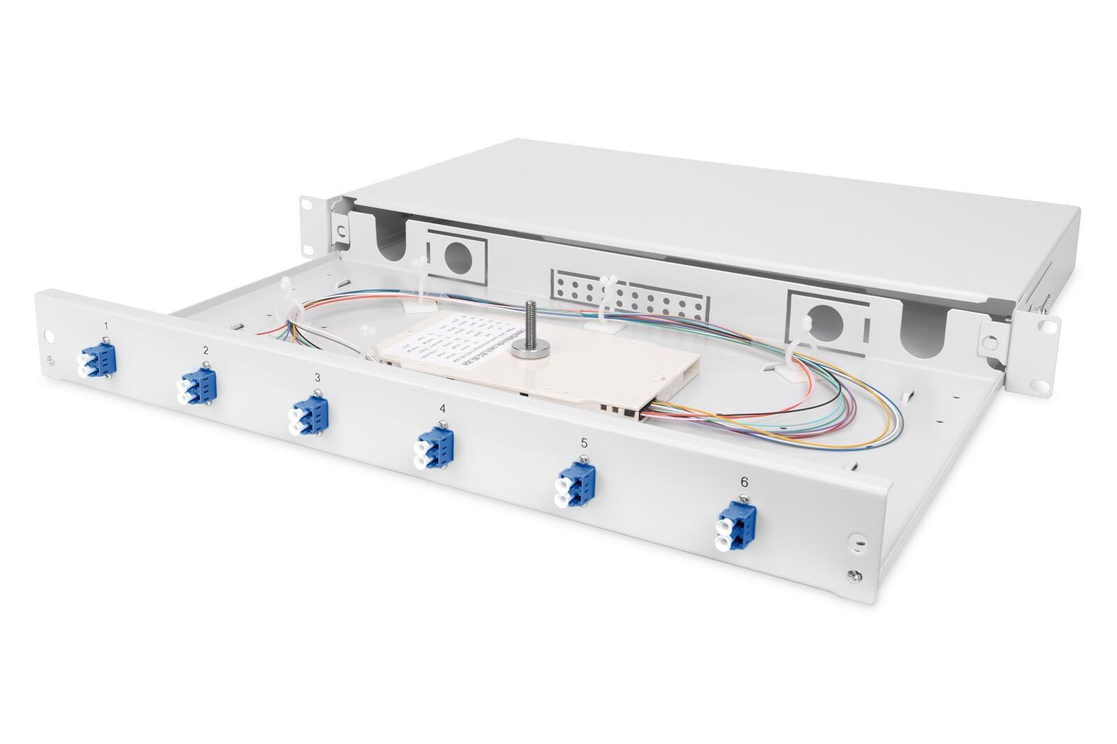 Digitus Fiber Optic Splice Box, Equipped, LC, OS2 - Digitus Fiber