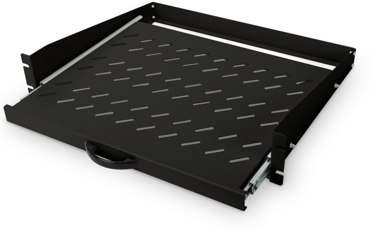 Digitus Extendible Shelf for fixed mounting on front 483 mm (19")