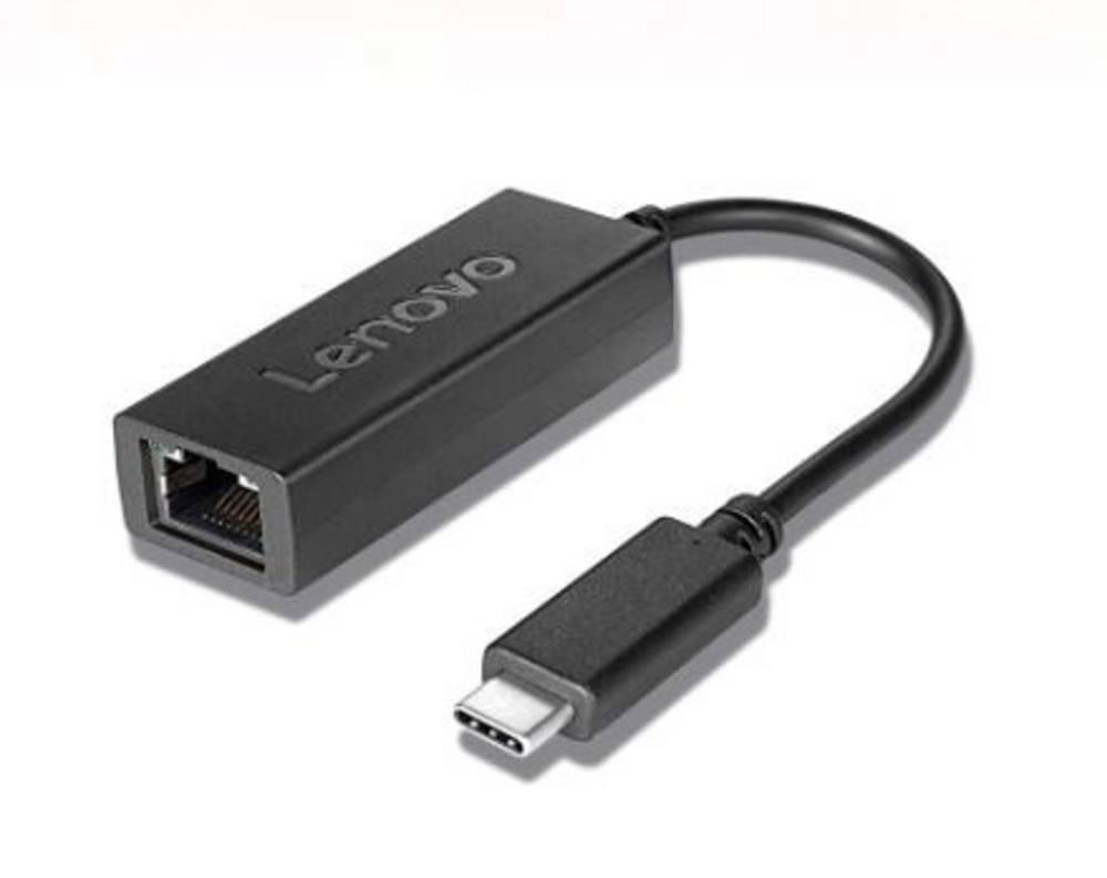 Lenovo USB-C , Netzwerk Adapter [1x USB-C Stecker - 1x RJ45-Buchse]