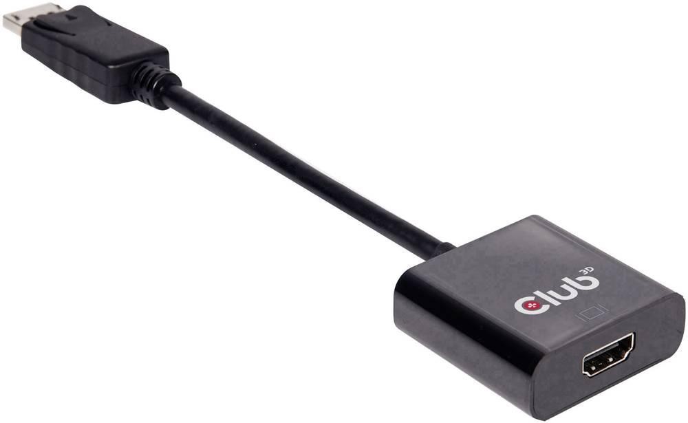 CLUB3D DisplayPort 1.2 to HDMI 2.0 UHD Active Adapter - CLUB3D