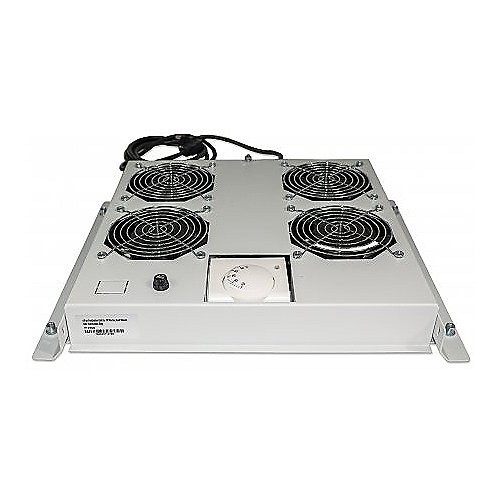 Intellinet 4-Fan Ventilation Unit for 19" Racks, Roof Mount, with