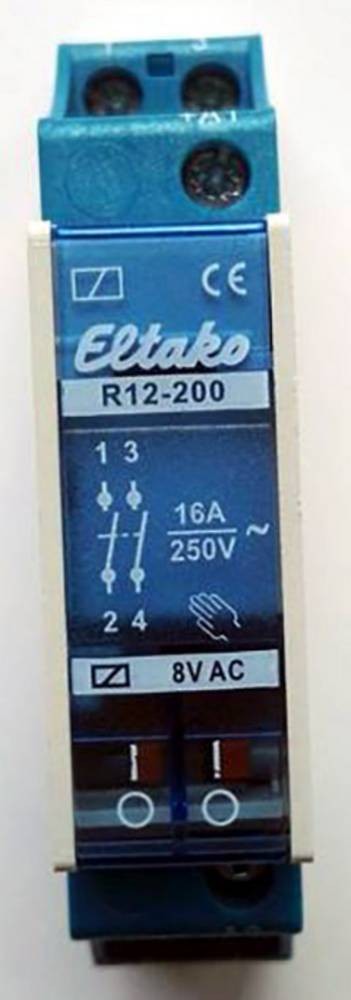 Eltako R12-200-8V Schaltrelais Nennspannung: 8 V Schaltstrom (max.):