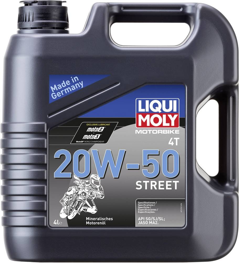 Liqui Moly Motorbike 4T 20W-50 Street 1696 4-Takt-Motoröl 4l