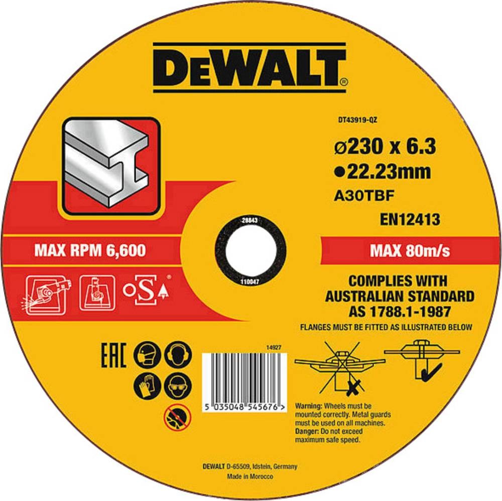 DEWALT DT43919-QZ DT43919 Schruppscheibe 1 pezzo