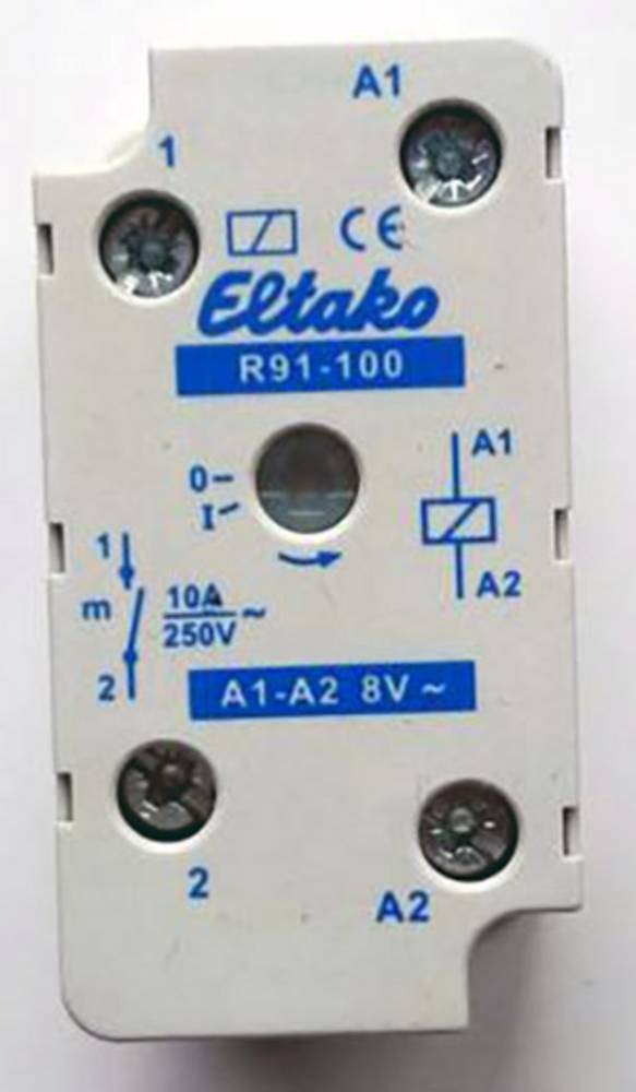 Eltako R91-100-8VAC Schaltrelais Nennspannung: 8 V Schaltstrom (max.):