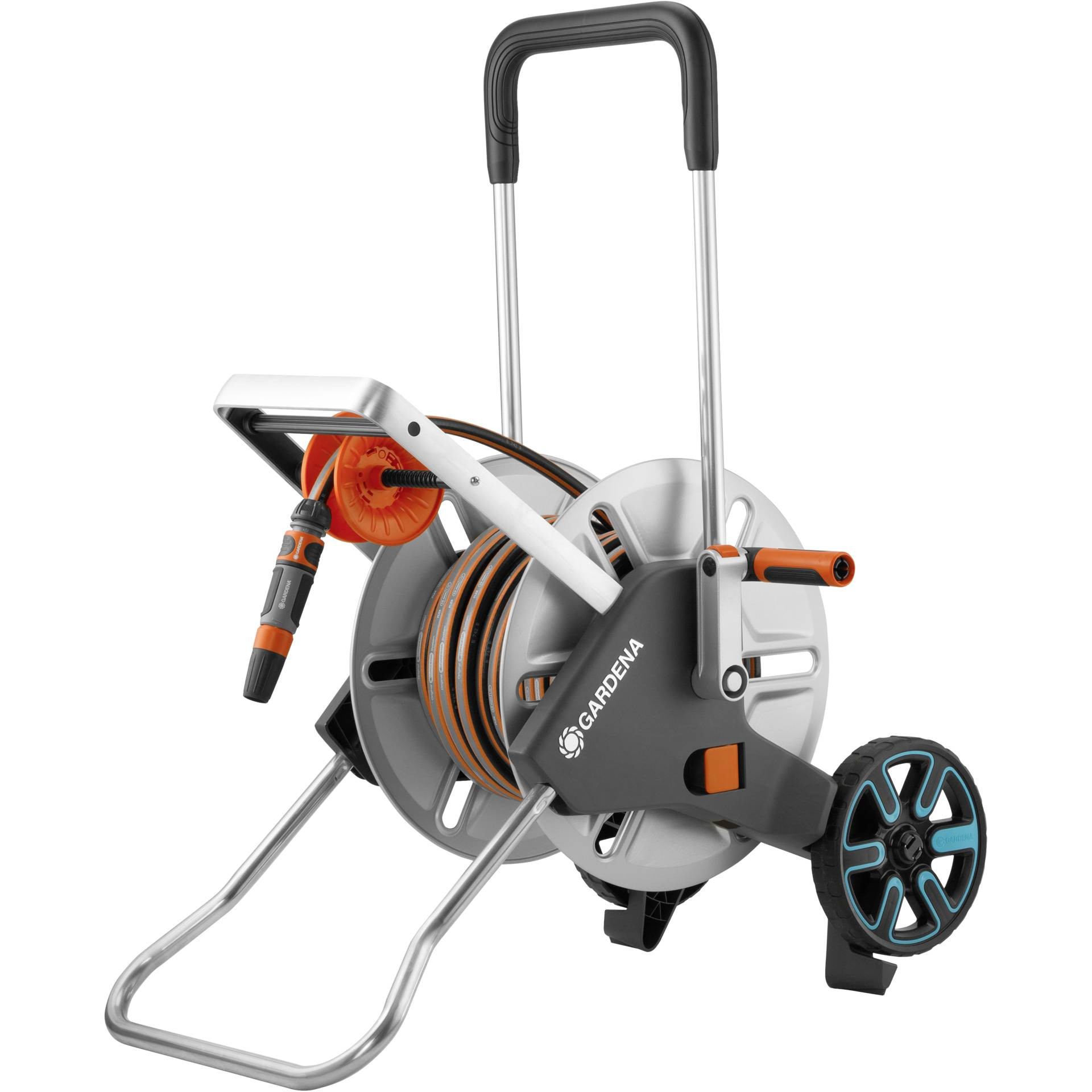 Gardena 18547-20 garden hose reel Multi-position reel Manual Black,