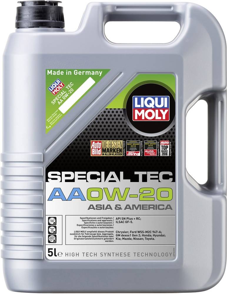 Liqui Moly Special Tec AA 0W-20 9734 Leichtlaufmotoröl 5l