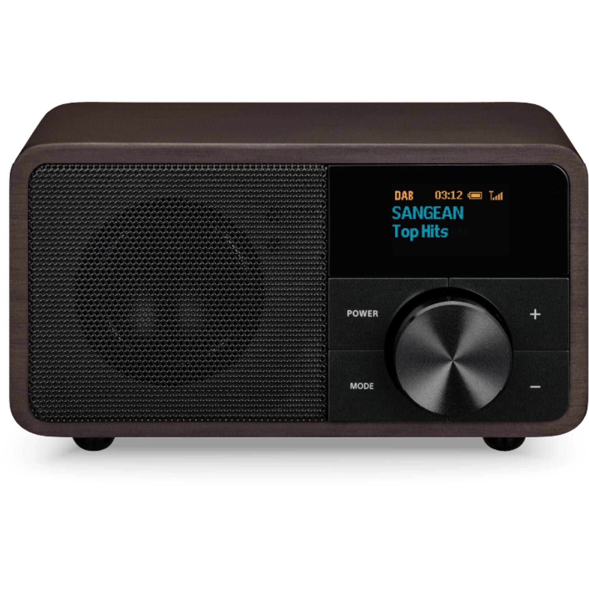 Sangean Genuine Mini DDR-7 Tischradio DAB+, UKW AUX, Bluetooth