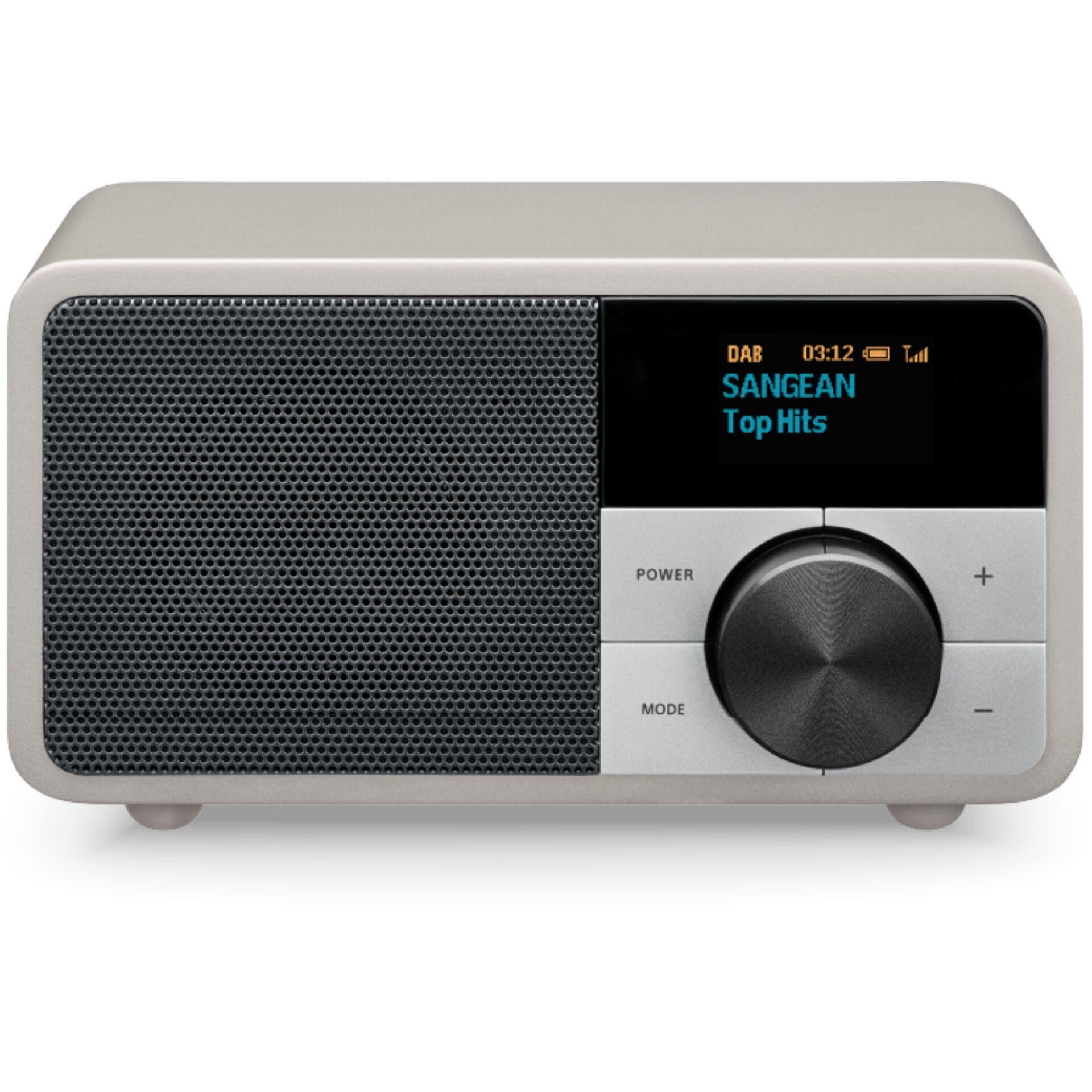Sangean Genuine Mini DDR-7 Tischradio DAB+, UKW AUX, Bluetooth