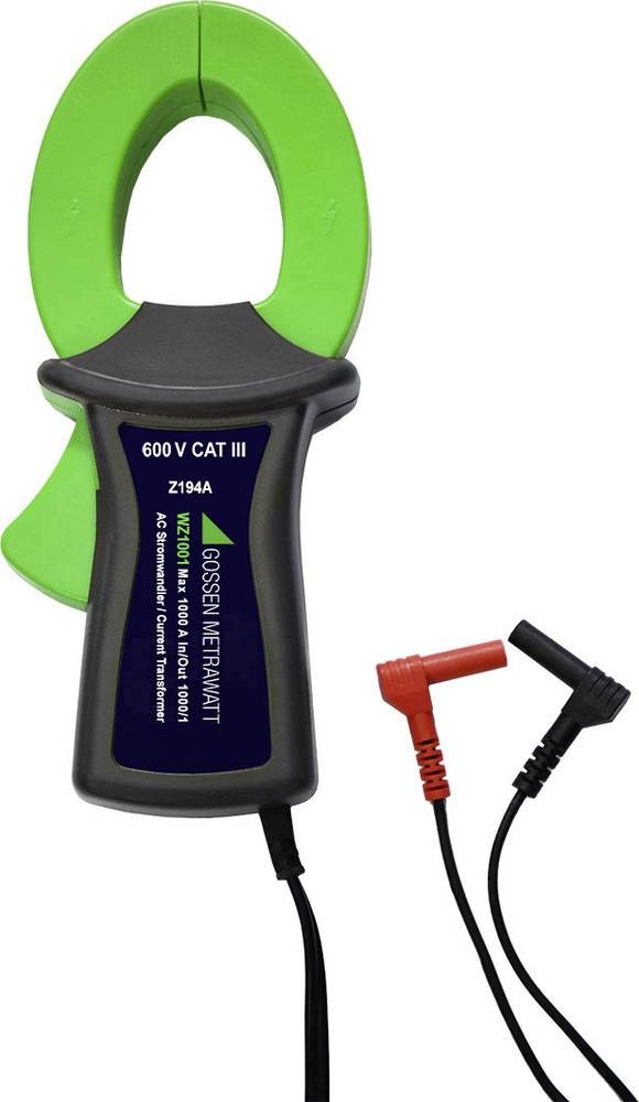 Gossen Metrawatt WZ1001 Stromzangenadapter Messbereich A/AC (Bereich):