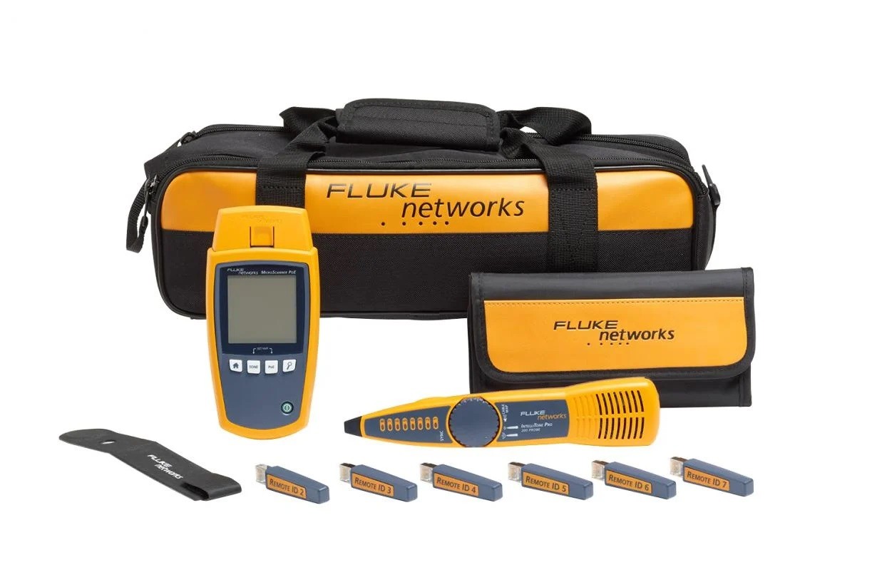 Fluke MicroScanner PoE Testeur PoE Noir, Bleu, Jaune - Fluke