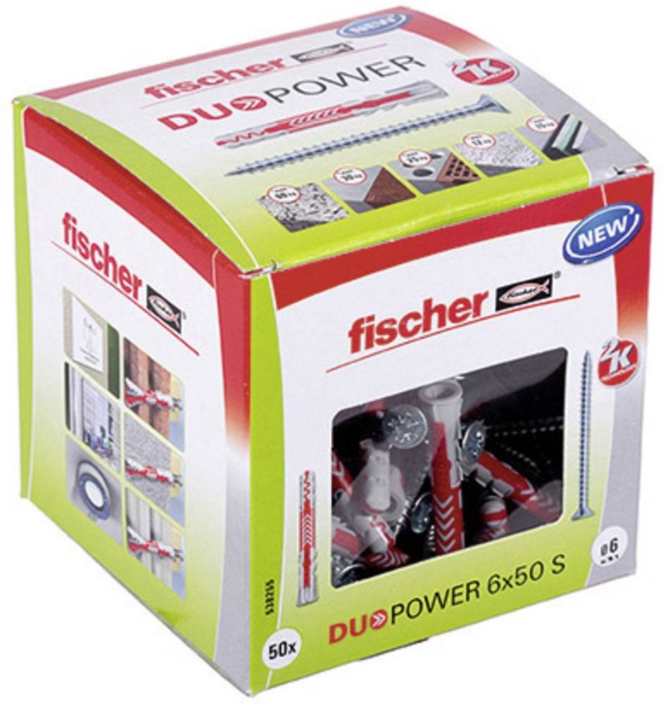 Fischer 538255 DUOPOWER 6x50 S LD 2-Komponenten-Dübel 50mm 6mm 50St.