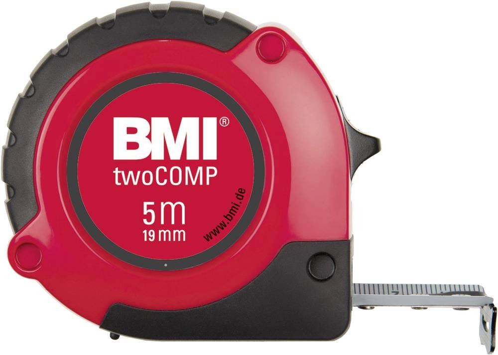 Taschenrollbandmaß twoComp L.8m B.25mm mm/mm EG II ABS m.Magnet SB