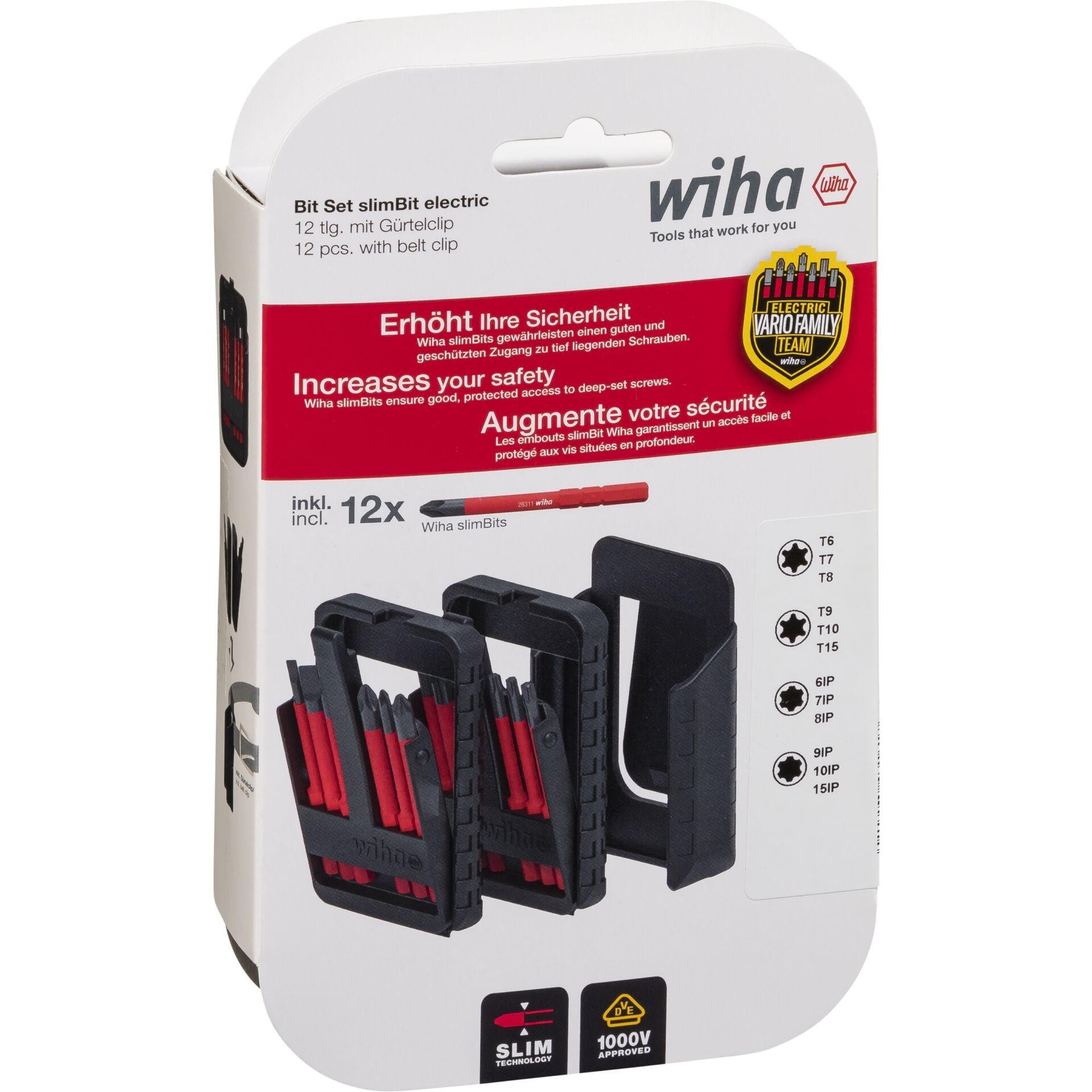 Wiha VDE Wechselklingen-Set 12teilig TORX Plus, TORX
