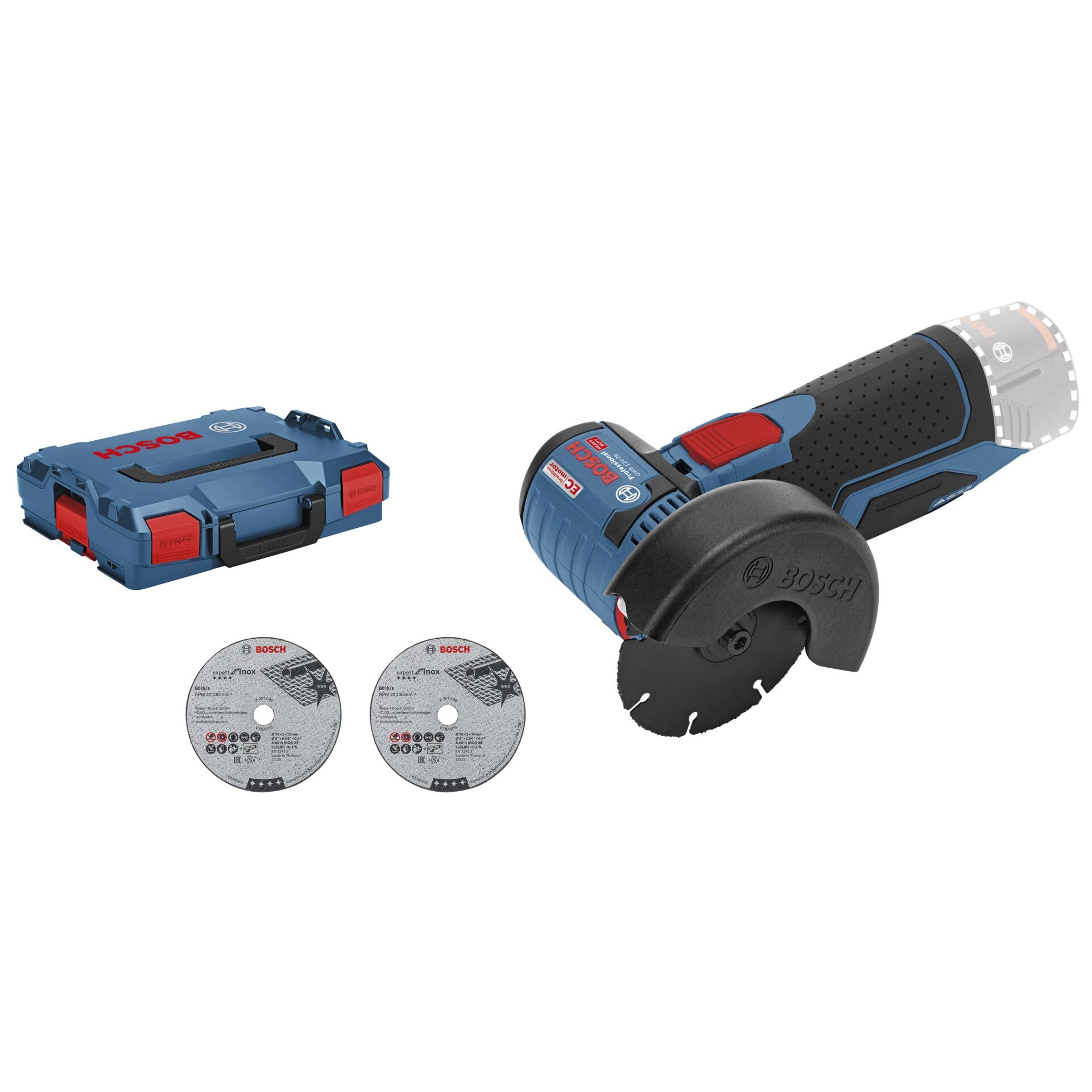 Disco Lucidatura Per Bosch GWS 10.8V E 12V - 76mm Per Acciaio Inox