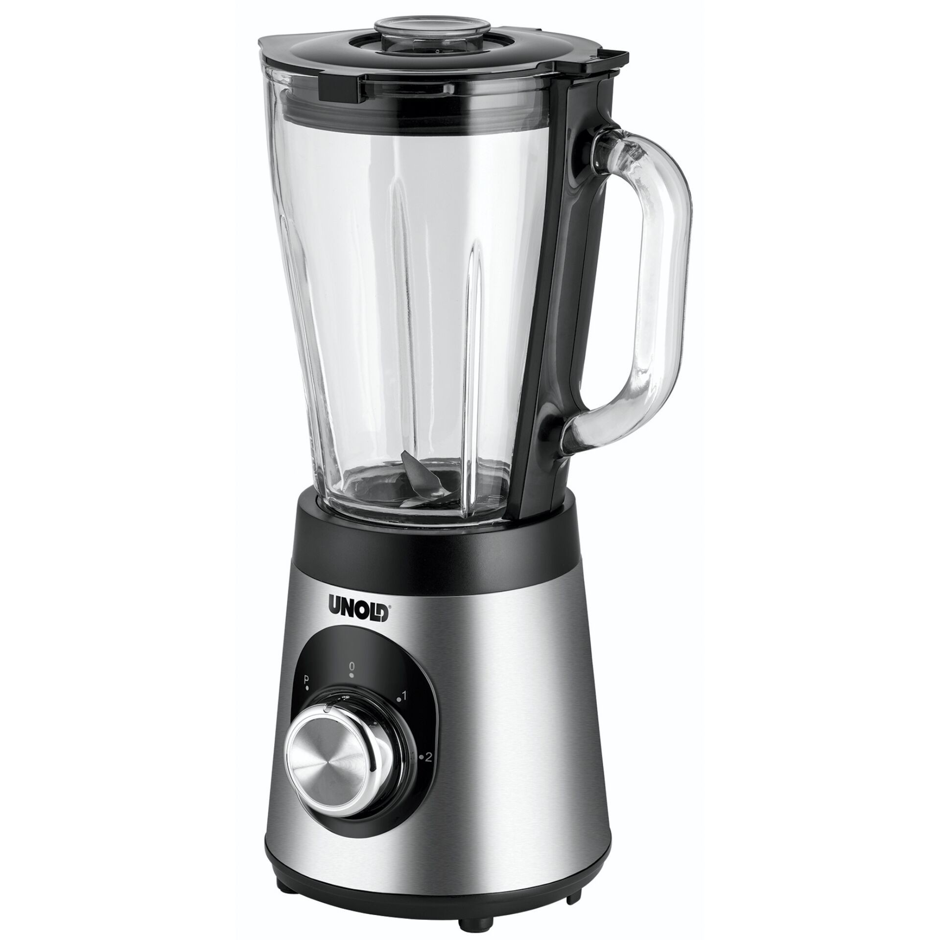 Unold Edel 1.5 L Tabletop blender 500 W Black, Stainless steel,