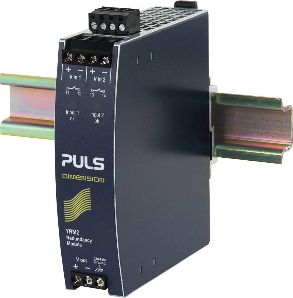 PULS YRM2.Diode Hutschienen-Redundanz-Modul (DIN-Rail) 1.3A Inhalt