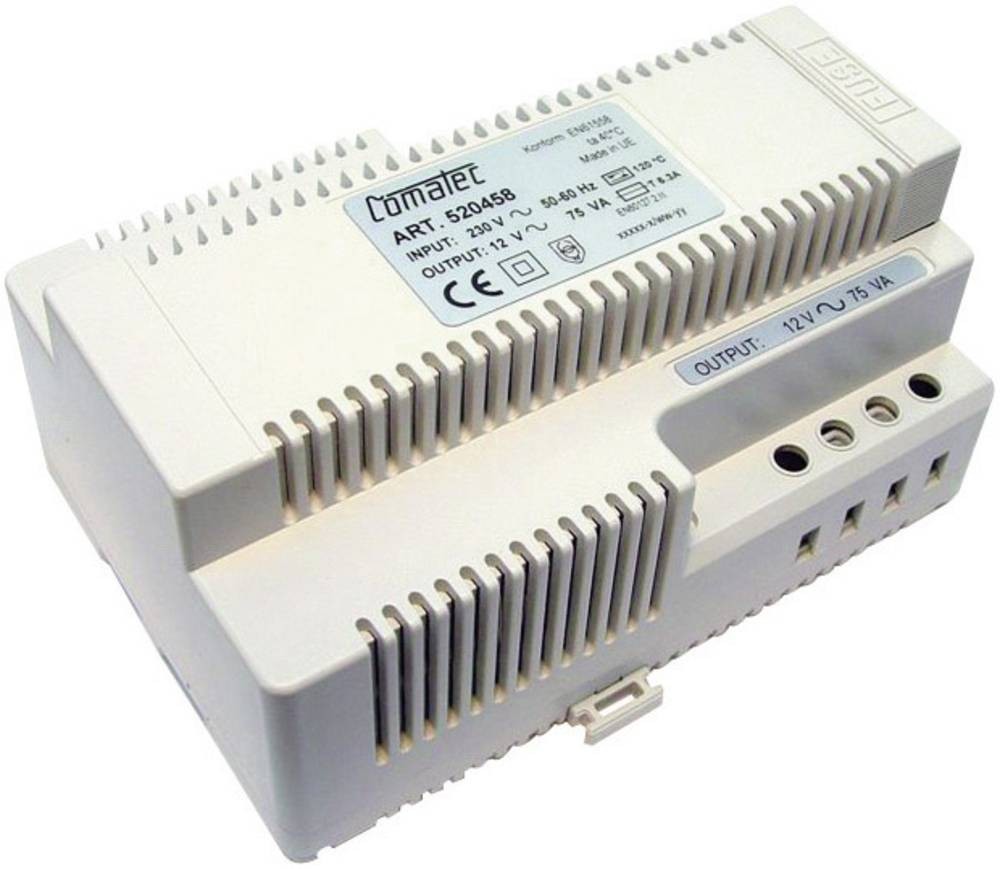 Comatec TBD207512F8 Hutschienen-alimentatore (DIN-Rail) 12 V/AC 6.25A