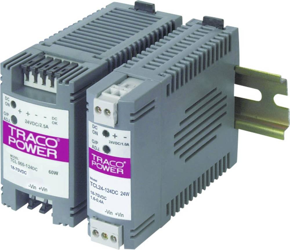 TracoPower TCL 024-124DC Hutschienen-home charger (DIN-Rail) 24 V/DC