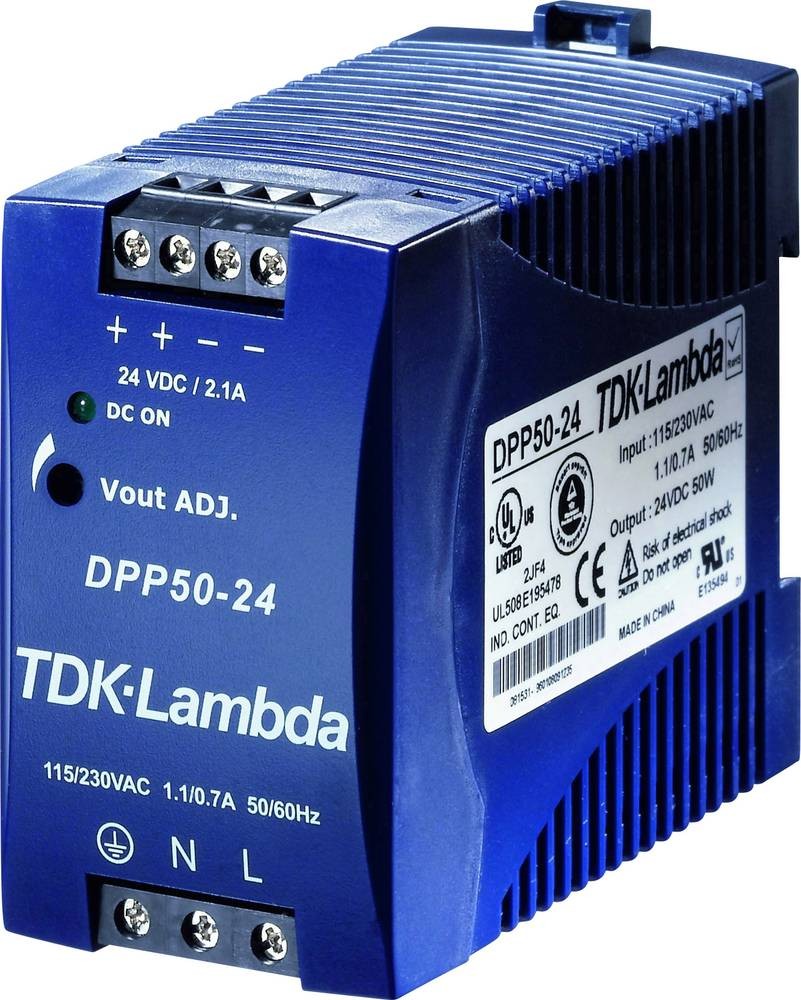 TDK-Lambda DPP Switched Mode DIN Rail Power Supply, 85 - 264 V ac /