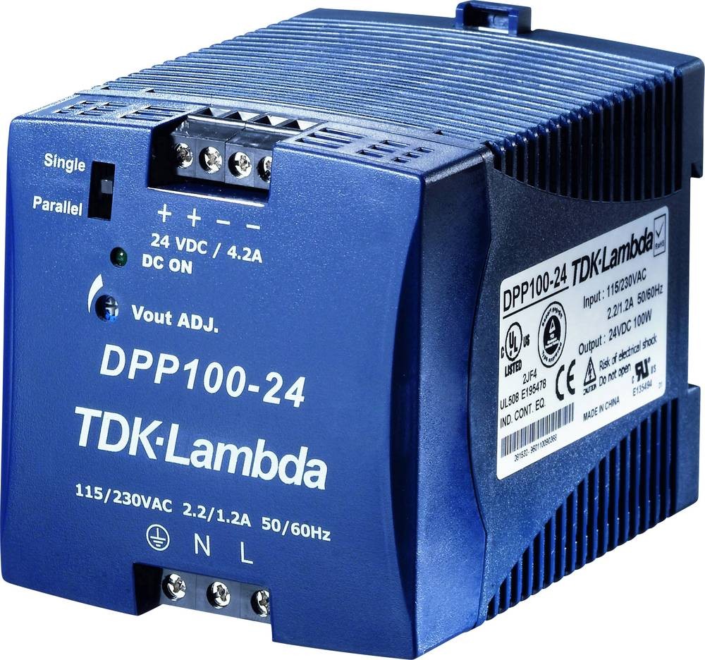 TDK-Lambda DPP100-24 Hutschienen-Netzteil (DIN-Rail) 24 V/DC 4.2A