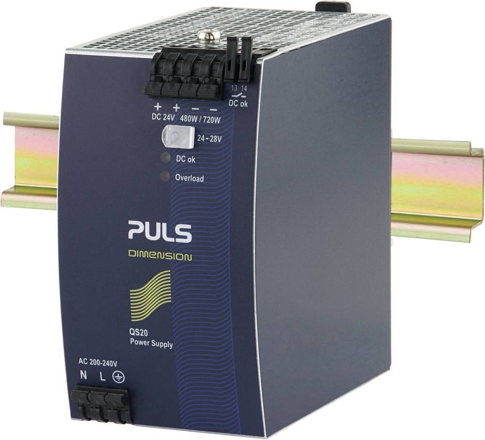 PULS QS20.244 Hutschienen-alimentatore (DIN-Rail) 24 V/DC 20A 480W