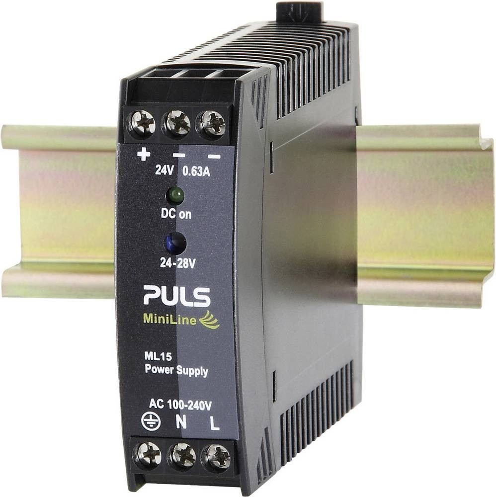 PULS ML15.241 Hutschienen-Chargeur (DIN-Rail) 24 V/DC 0.63A 15W