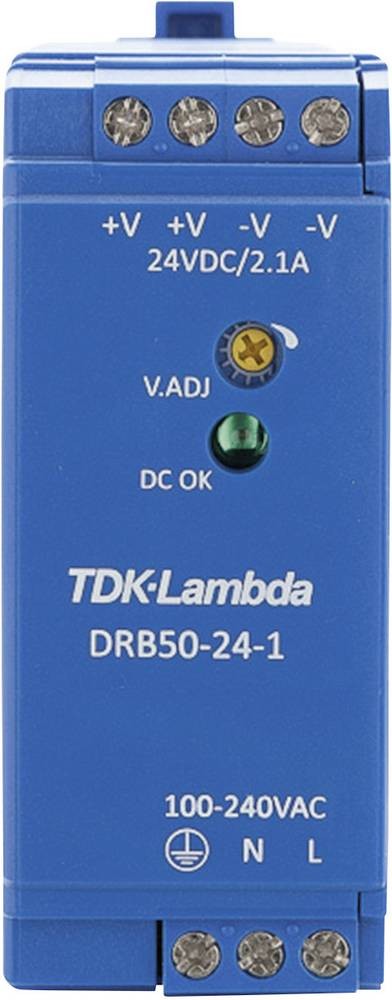 TDK-Lambda DRB50-24-1 Hutschienen-fuente de alimentación (DIN-Rail)