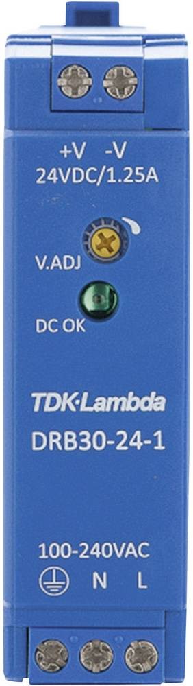 TDK-Lambda DRB30-24-1 Hutschienen-Netzteil (DIN-Rail) 24 V/DC 1.25A