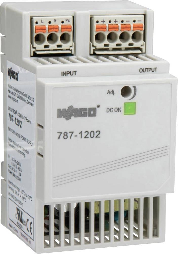 Wago 787-1202 power supply unit 31.2 W Grey - Wago 787-1202, 31.2 W,