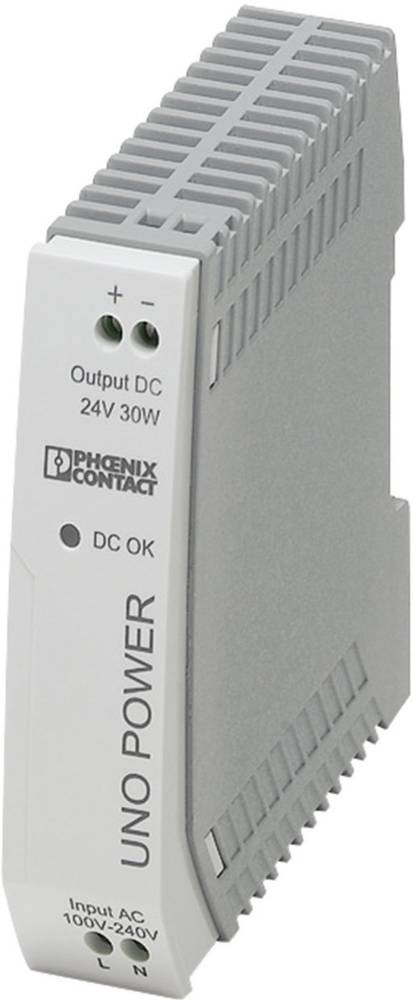 PHOENIX UNO-PS/1AC/24DC/30W - Phoenix Contact 2902991, 30 W, 85 - 264