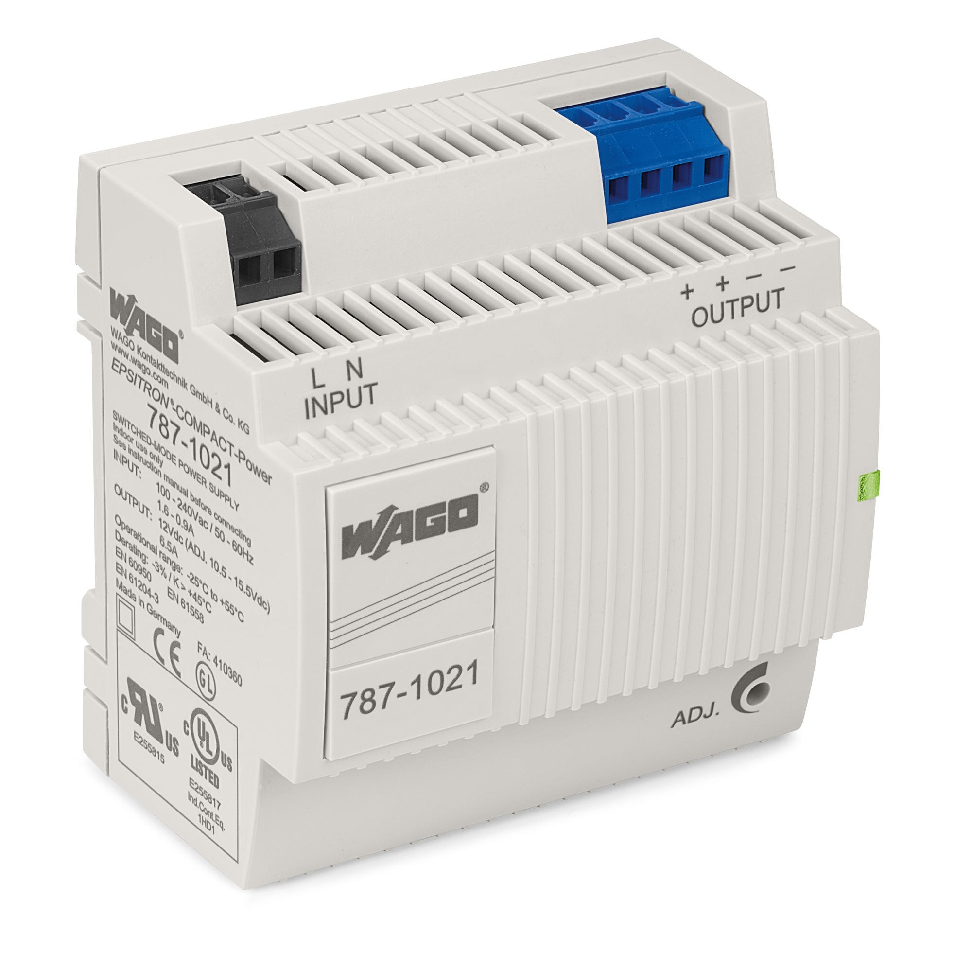 Wago 787-1021 power supply unit 78 W Grey - Wago 787-1021, 78 W, 85 -