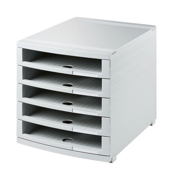 HAN CONTUR 1505-0-11 Schubladenbox Lichtgrau DIN A4, DIN B4, DIN C4