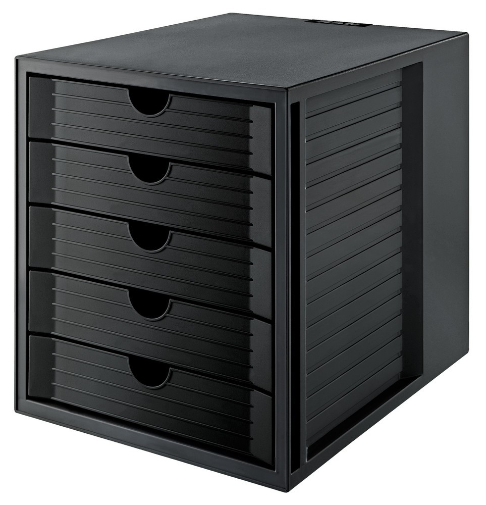 HAN 14508-13 bac de rangement de bureau Noir - HAN 14508-13, Noir, A4,