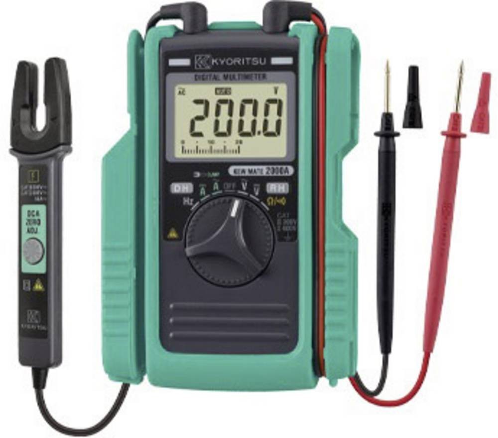 Kyoritsu KEW Mate 2000A Hand-Multimeter, Stromzange digital CAT III