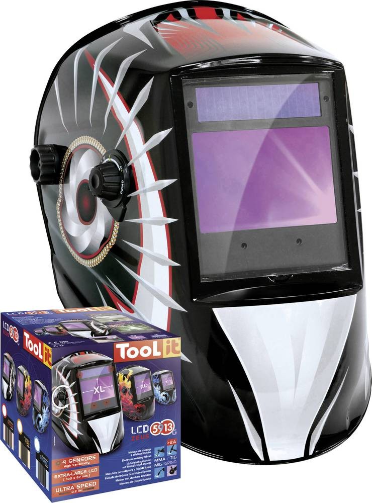 Toolit 5-9/9-13 G INDIAN 038332 Sch whiteerschutzhelm EN 175, EN 379