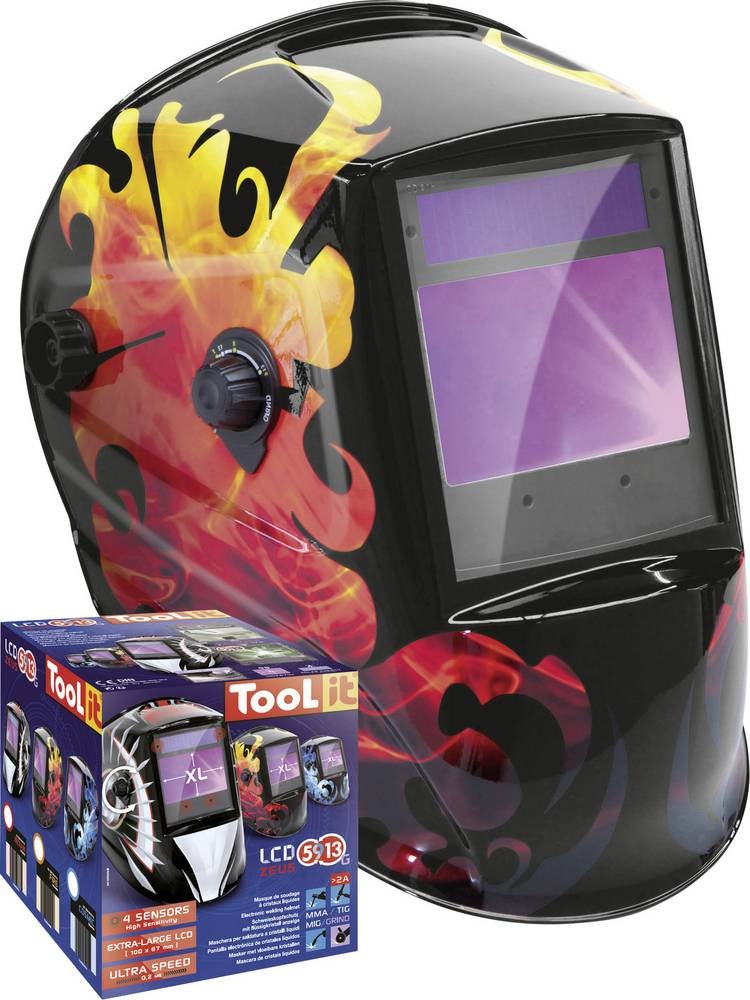 Toolit 5-9 / 9-13 G FIRE 044098 Sch whiteerschutzhelm EN 175, EN 397