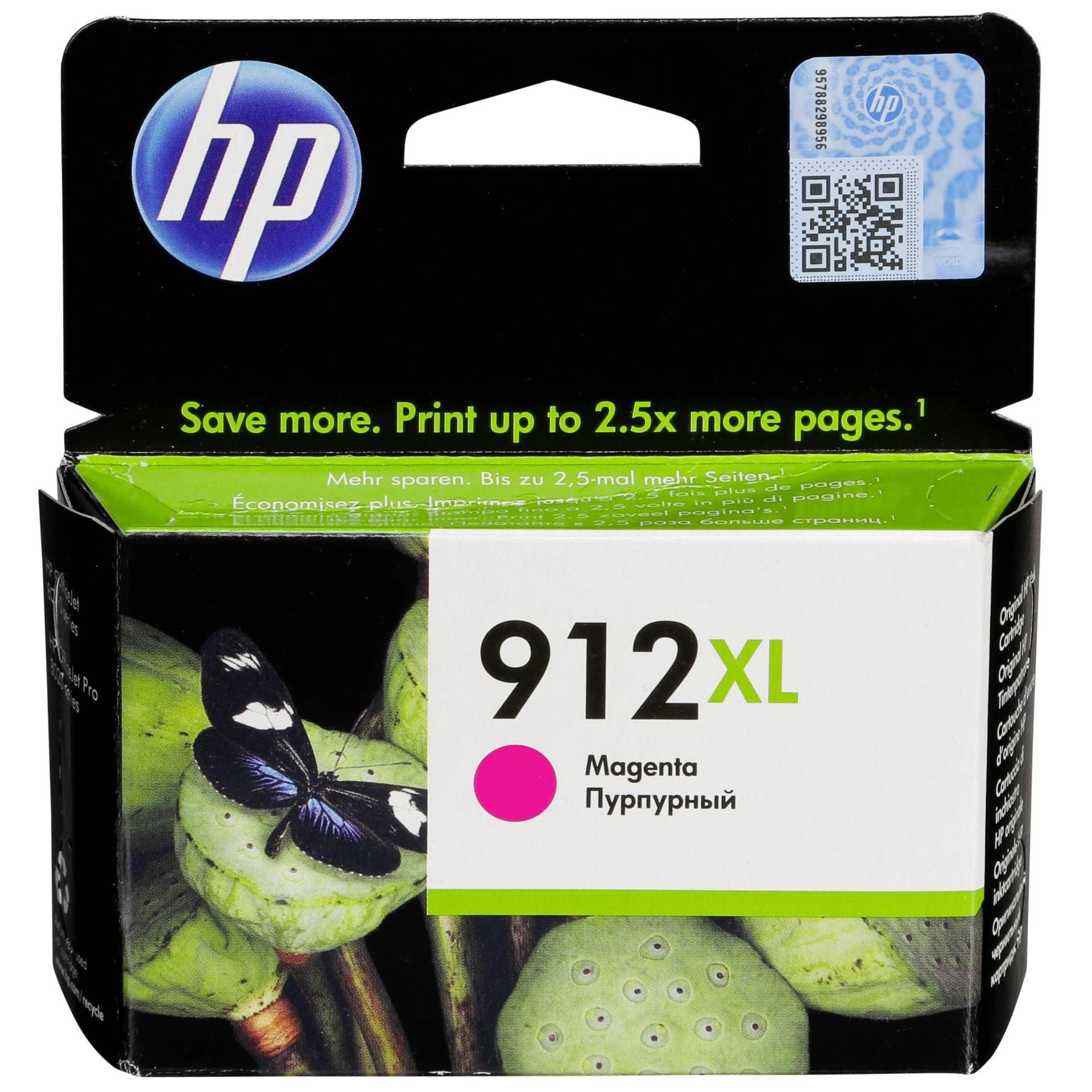 HP 912XL High Yield Magenta Original Ink Cartridge - HP 912XL High