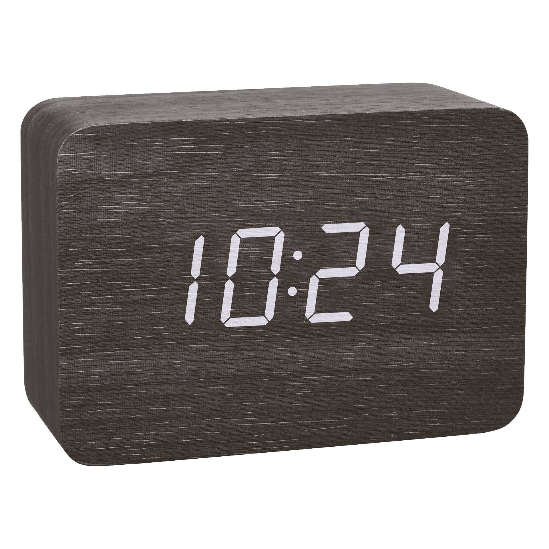 TFA Dostmann 60.2549.01 Funk alarm clock Holz, black Alarmzeiten 1